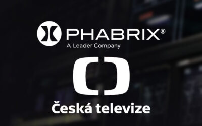 Czech TV selects PHABRIX’s Qx 12G Rasterizer as a central solution in its 4K/UHD test and measurement lab