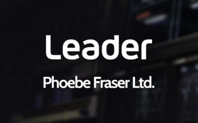 Phoebe Fraser Ltd invierte en Leader LV5350  Monitor de forma de onda 4K/12G-SDI