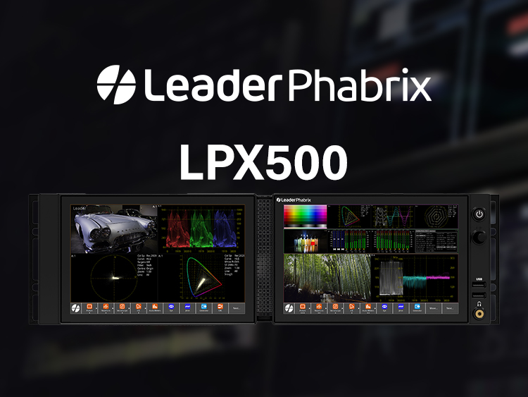 Leader 将在 2024 年 IBC 展会上推出 LPX500 四输入波形监视器