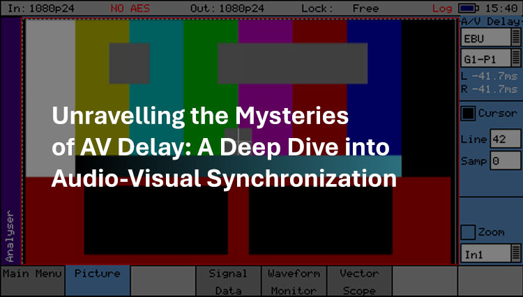 De mysteries van AV-vertraging ontrafeld: Een diep duik in audiovisuele synchronisatie