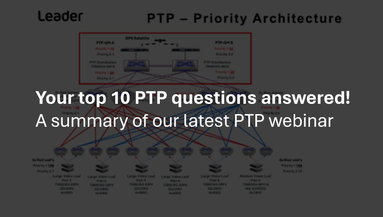 Your top 10 PTP questions answered! 