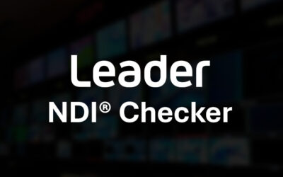 Leader’s NDI Checker™ wins a 2025 AV Technology – Pro AV Best in Market Award